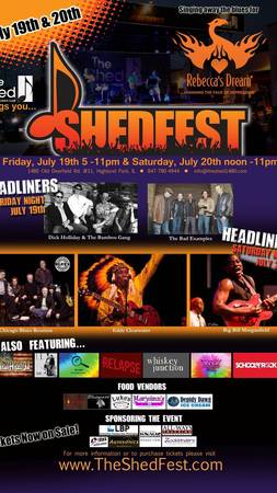 The Shed: A Musician’s Club Announces ShedFest 2013 Benefitting Rebecca’s Dream